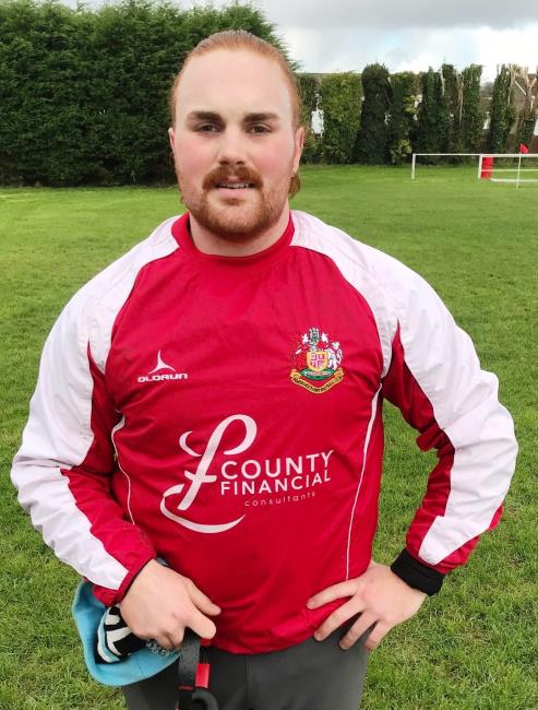Shane Gwyther - opening try for Pembroke Shane Gwyther - opening try for Pembroke